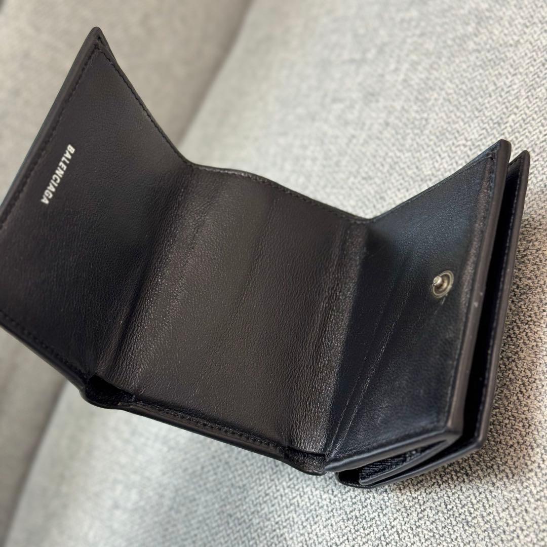 BALENCIAGA バレンシアガ BBモノグラム コンパクトウォレット