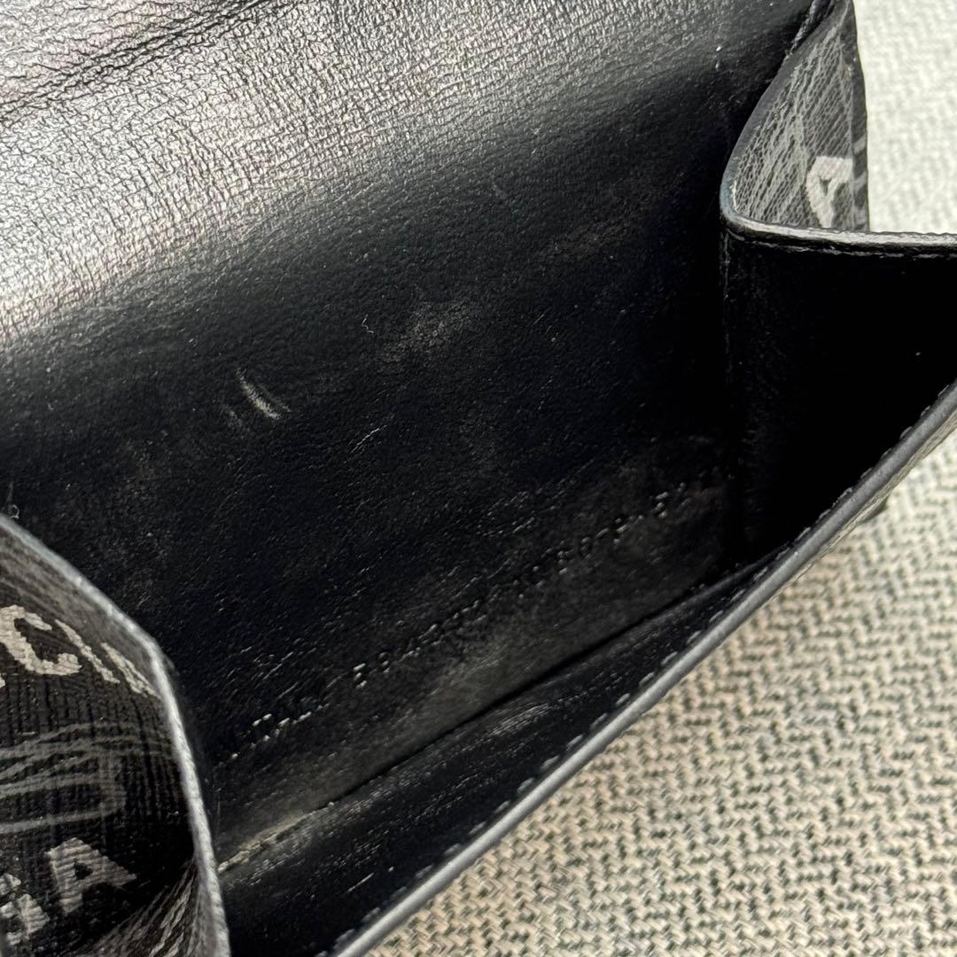 BALENCIAGA バレンシアガ BBモノグラム コンパクトウォレット