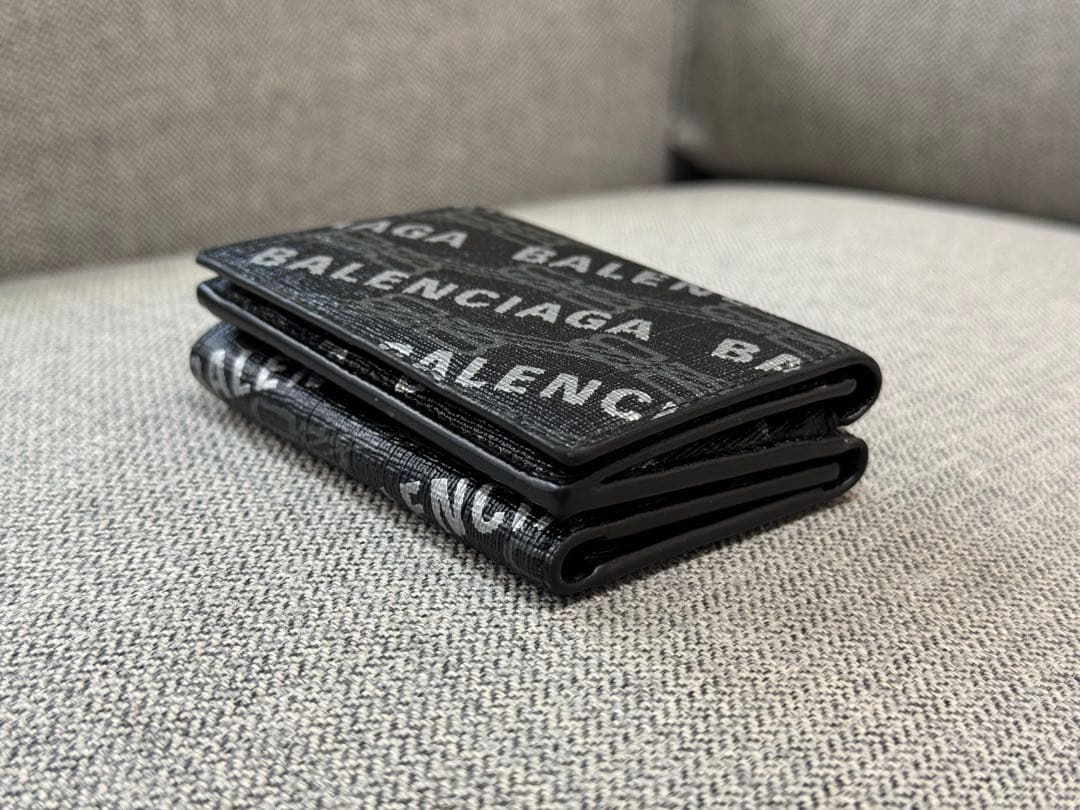 BALENCIAGA バレンシアガ BBモノグラム コンパクトウォレット