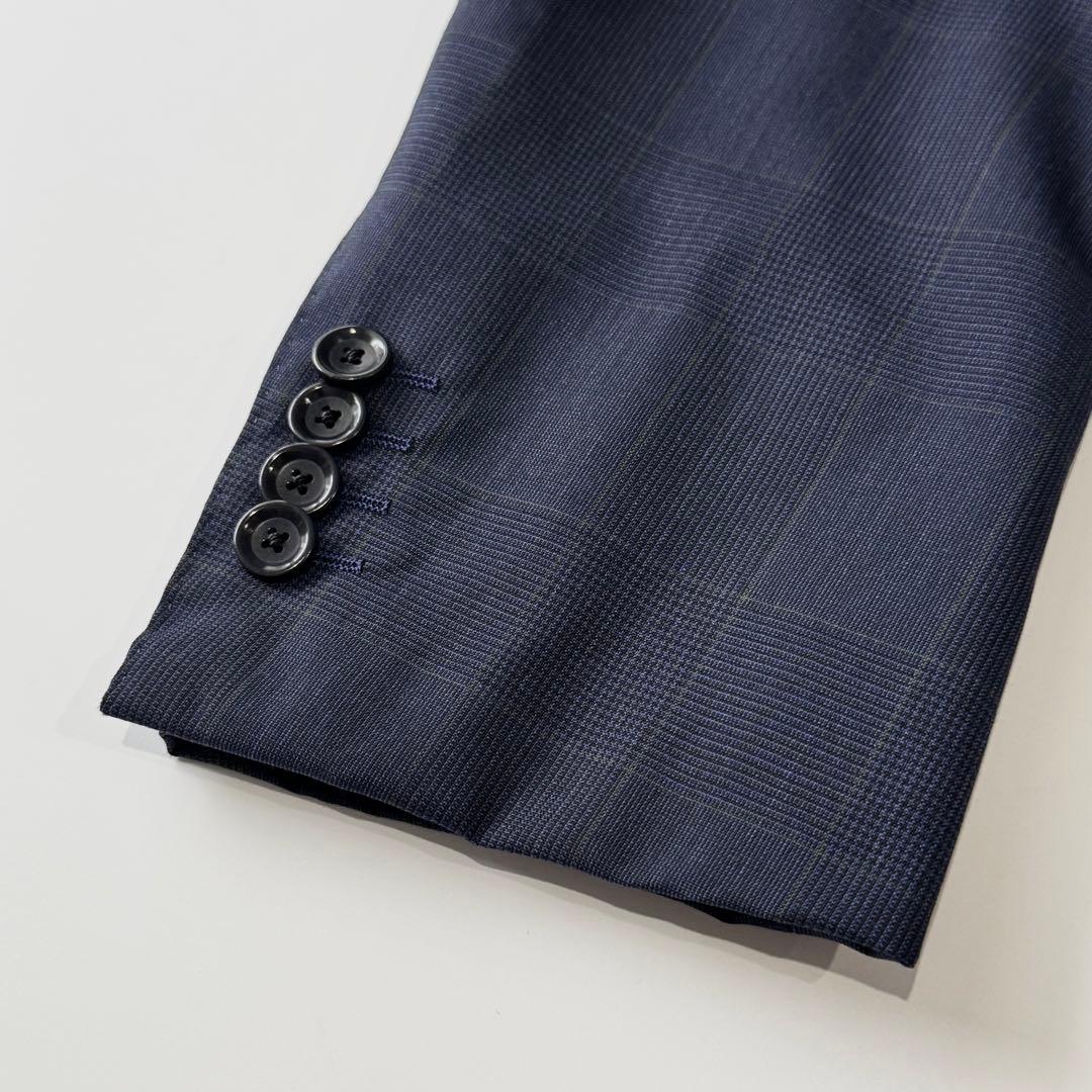 BEAMS F ビームスエフ ウール グレンチェック シングル ジャケット