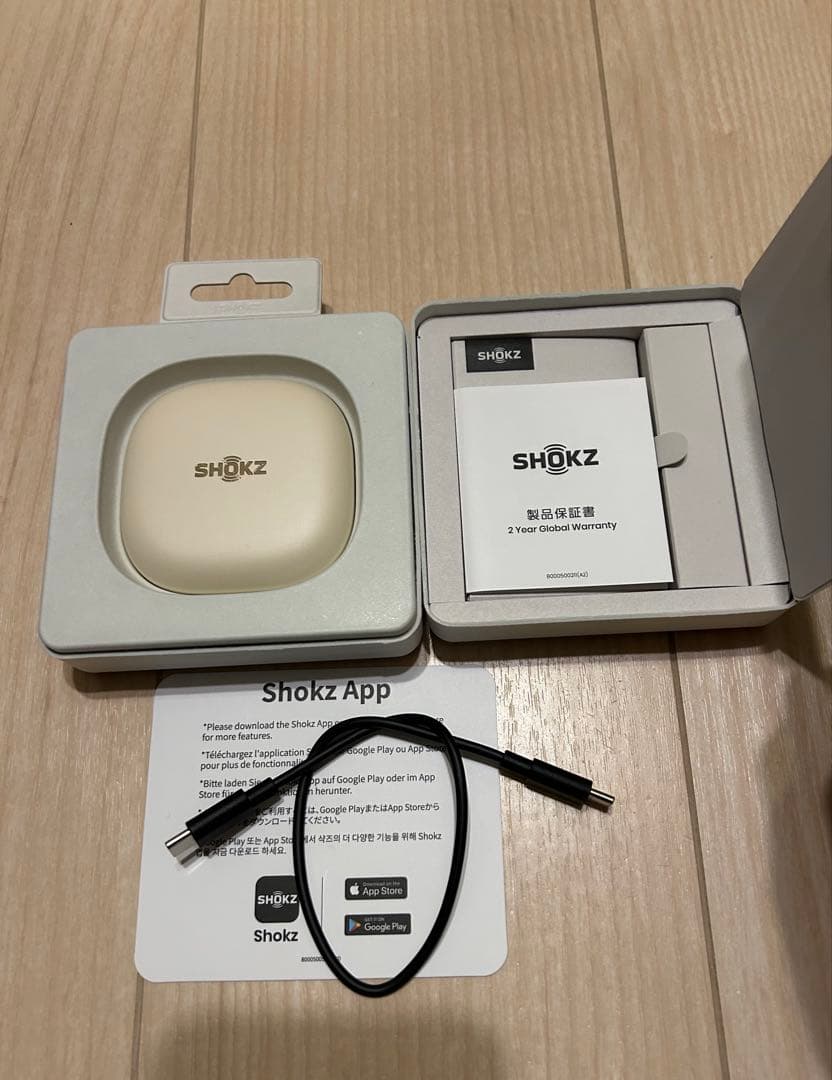 Shokz（ショックス） 完全ワイヤレスイヤホン（OpenFit 2） ベージュ