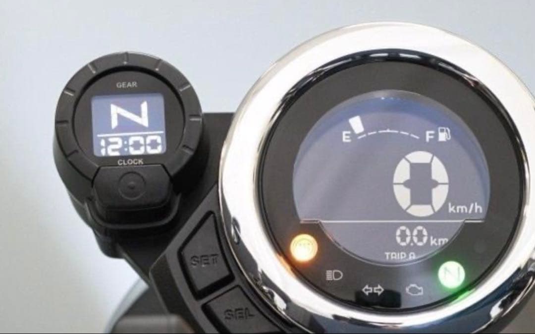 ホンダ クロック＆ギアポジションメーター