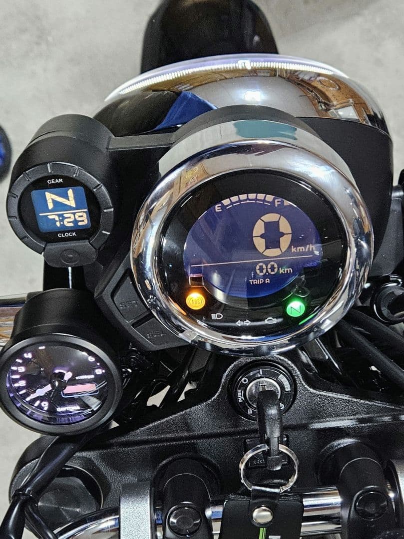 ホンダ クロック＆ギアポジションメーター