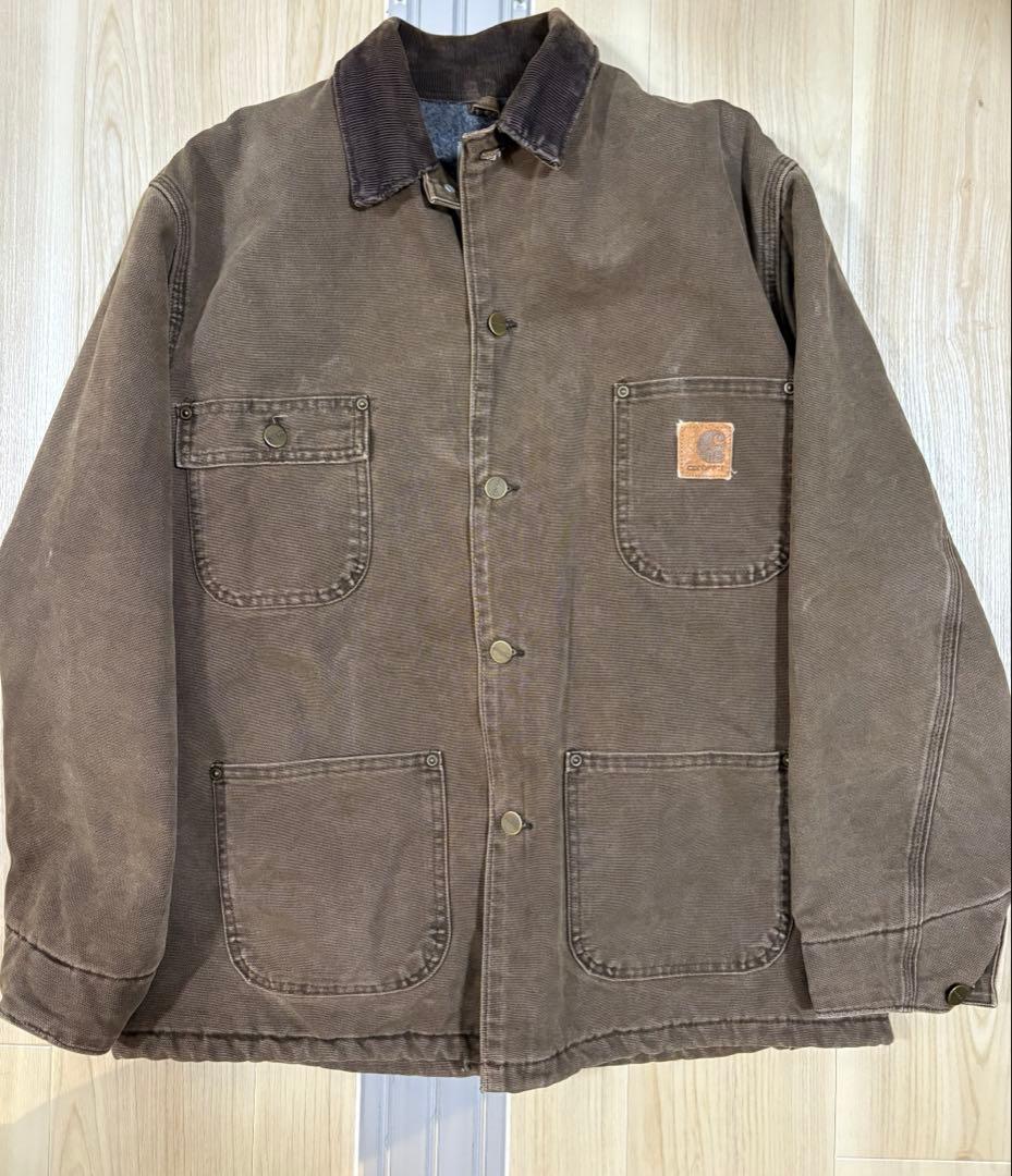 ま*P様 Mサイズ　USA製 Carhartt チョアコート　DKB