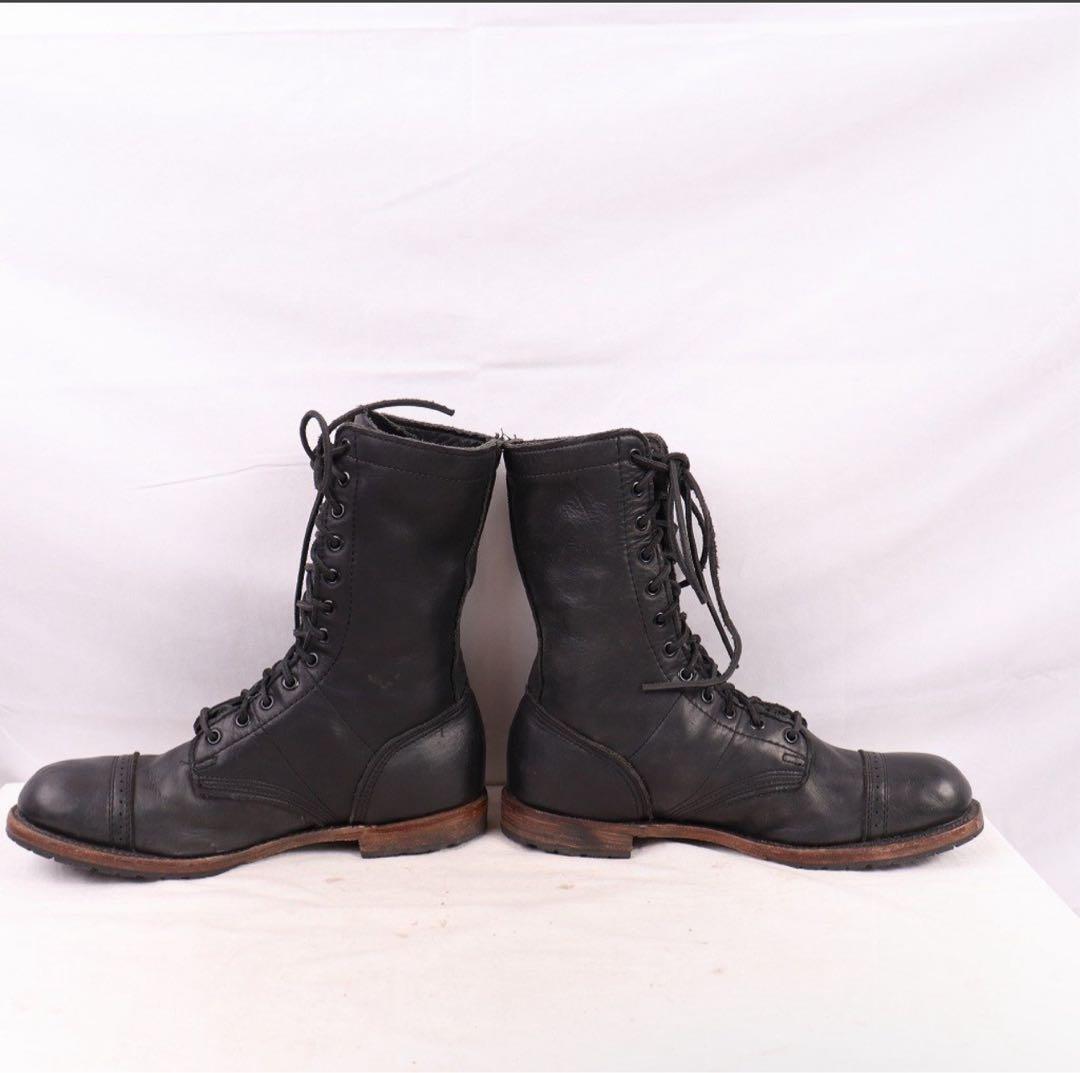 USA製9 1/2パンチドキャップトゥ パラシュート ブーツ　ジャンプブーツ