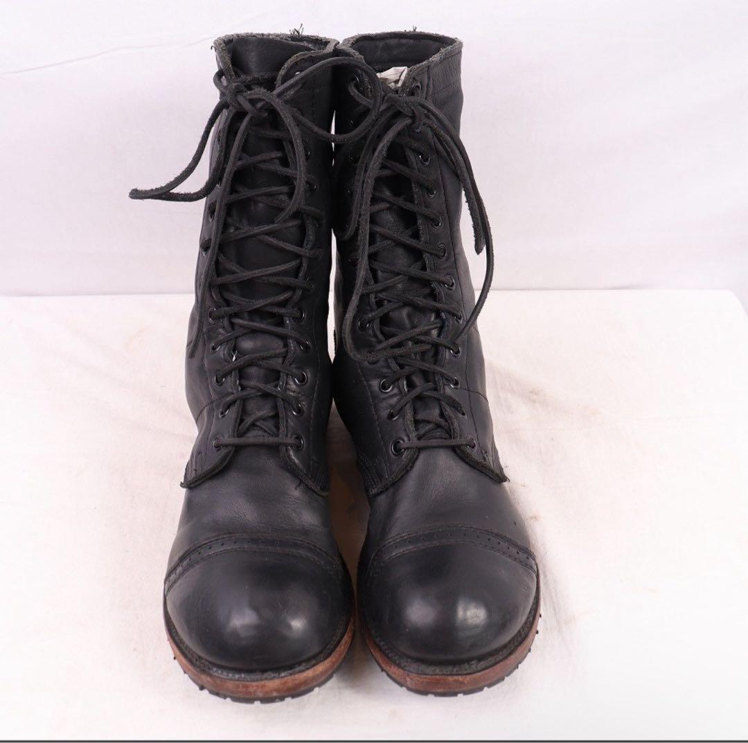 USA製9 1/2パンチドキャップトゥ パラシュート ブーツ　ジャンプブーツ
