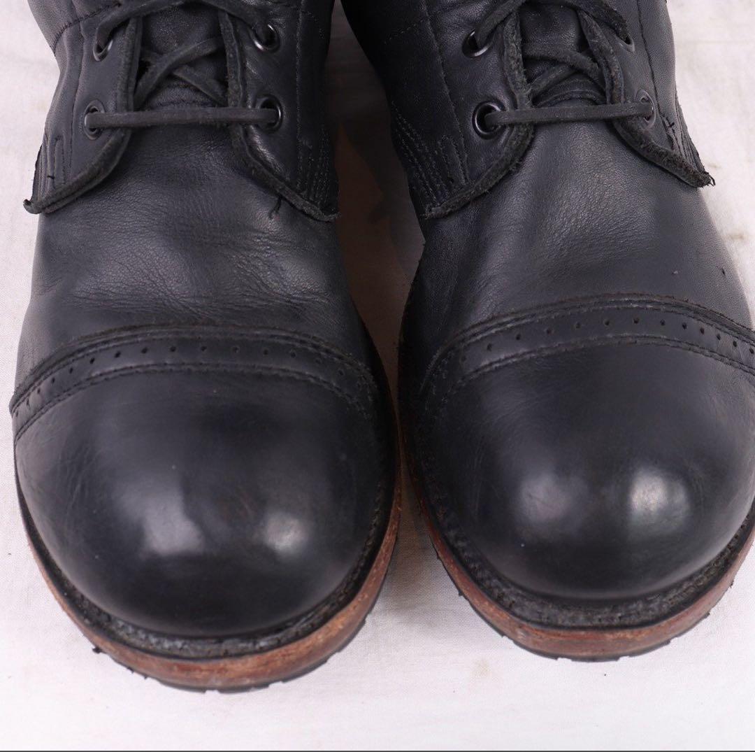 USA製9 1/2パンチドキャップトゥ パラシュート ブーツ　ジャンプブーツ