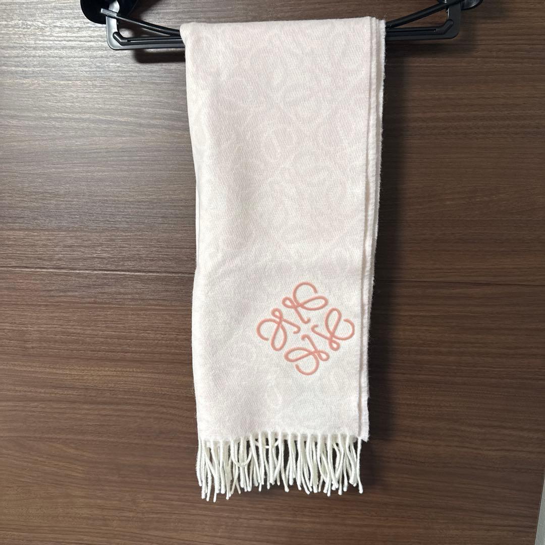 ロエベ　アナグラム スカーフ（ウール&カシミヤ）