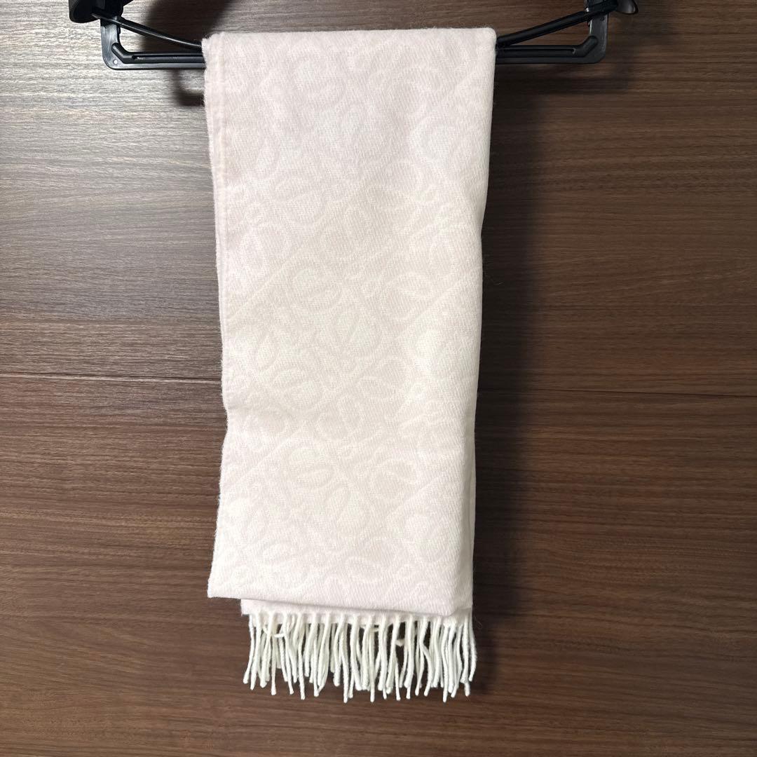 ロエベ　アナグラム スカーフ（ウール&カシミヤ）