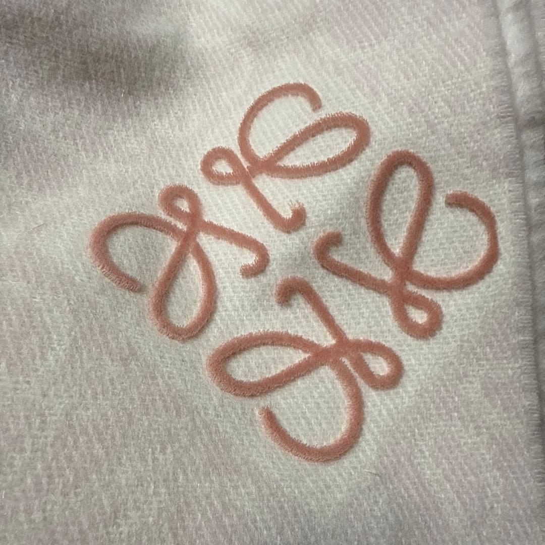 ロエベ　アナグラム スカーフ（ウール&カシミヤ）