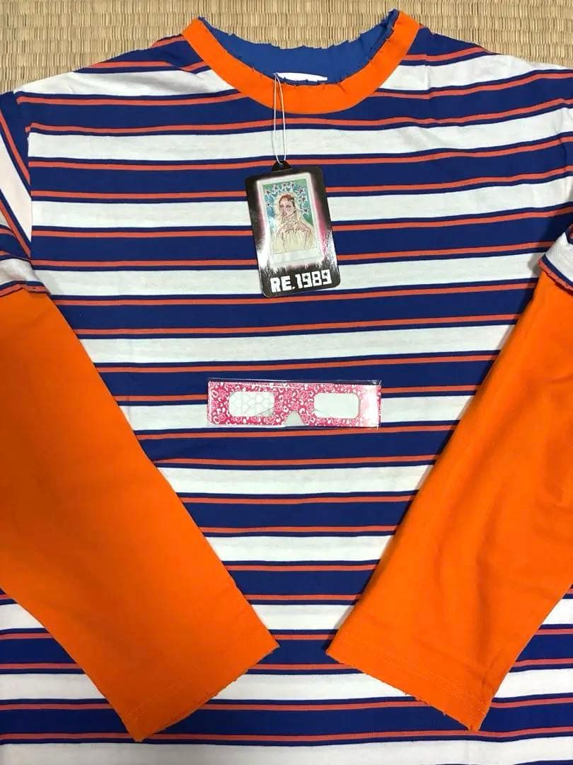 ボーダードッキングロンT RE.タグ付き 仲里依紗