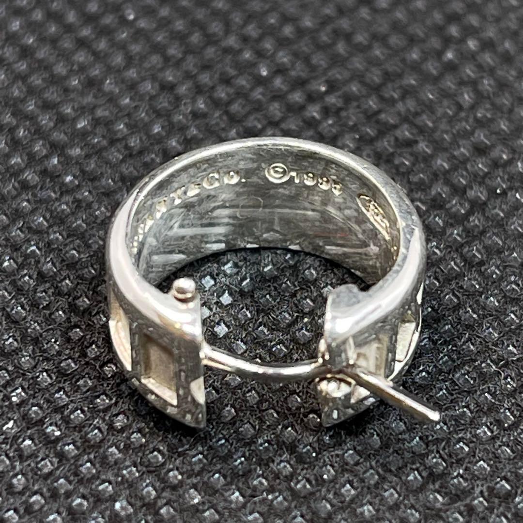 ティファニー　ピアス　アトラス　シルバー　フープ　オールド　片方　#A-115
