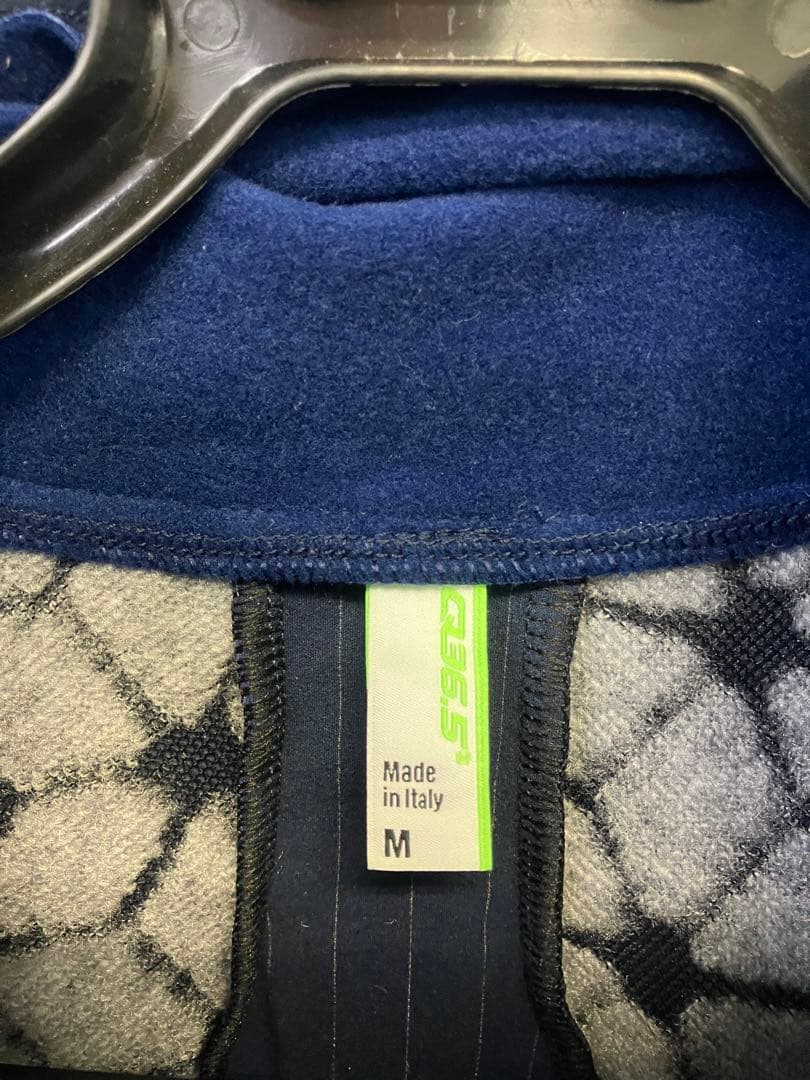 Q36.5 ダブル防風　サイクル　ジャケット　M ネイビー