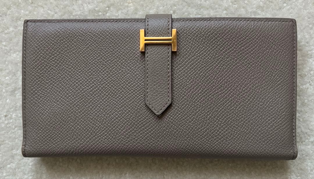 HERMES べアン　長財布　美品