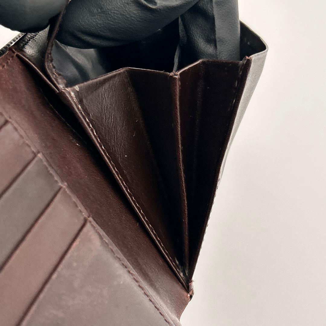 BURBERRY バーバリー 二つ折り財布 レザー チェック柄 高級 良品