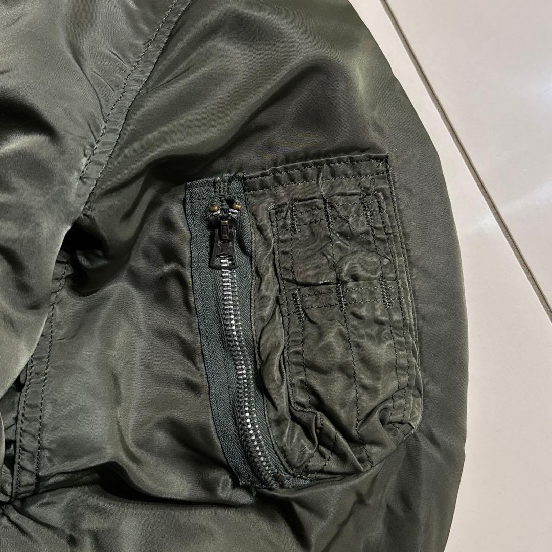80's アメリカ製 ALPHA INDUSTRIES MA-1 旧モデル L