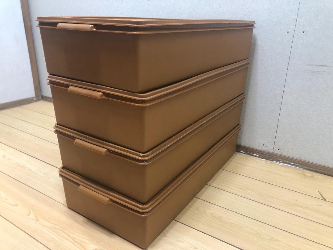 TUPPERWARE タッパーウェア　スーパーケース　ブラウン　75027-2-