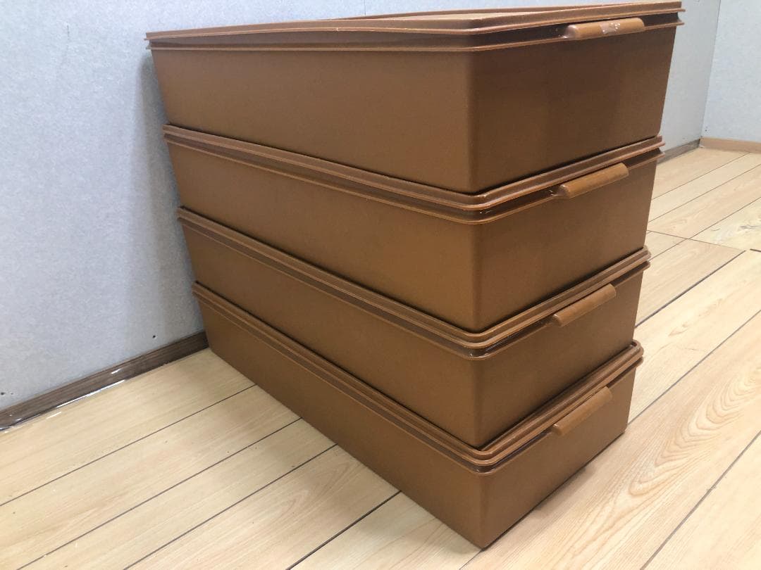 TUPPERWARE タッパーウェア　スーパーケース　ブラウン　75027-2-