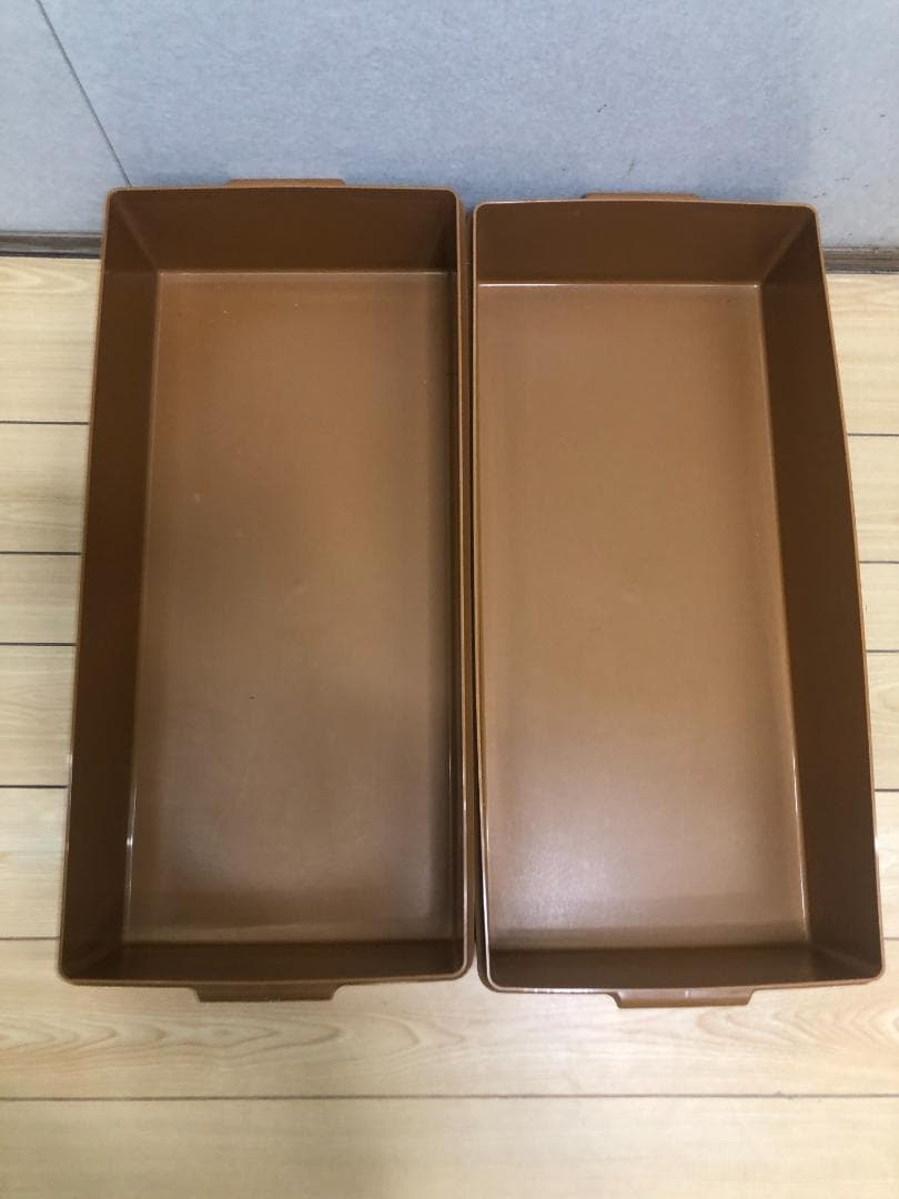 TUPPERWARE タッパーウェア　スーパーケース　ブラウン　75027-2-