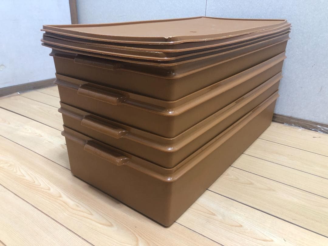 TUPPERWARE タッパーウェア　スーパーケース　ブラウン　75027-2-