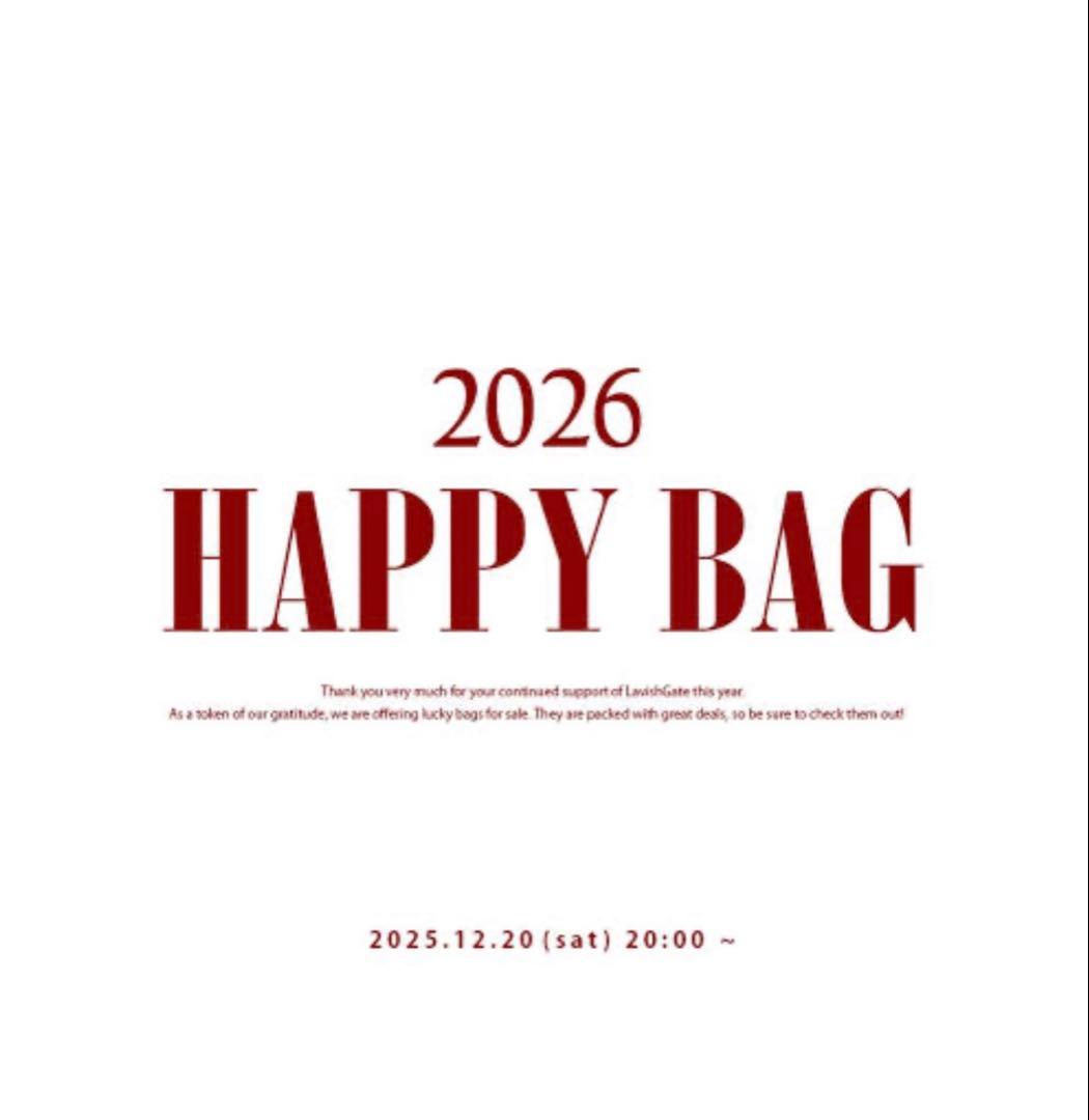 2026福袋Lavish Gate happy bag 8点ラビッシュゲート福袋