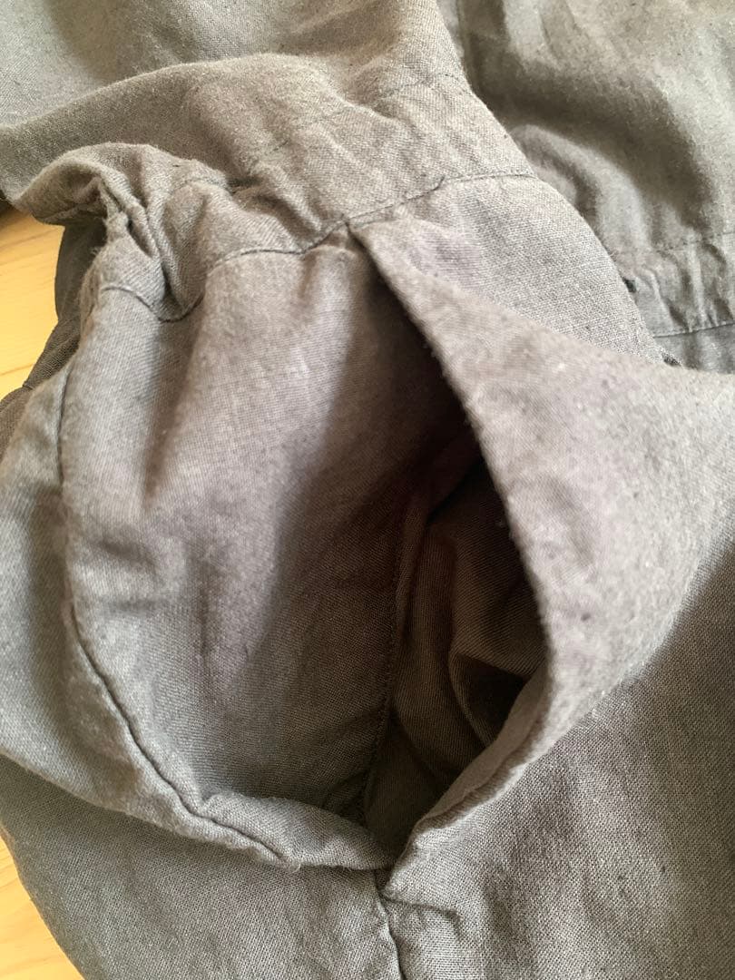 nest Robeネストローブ upcycleLinoバルーンスリーブサロペット