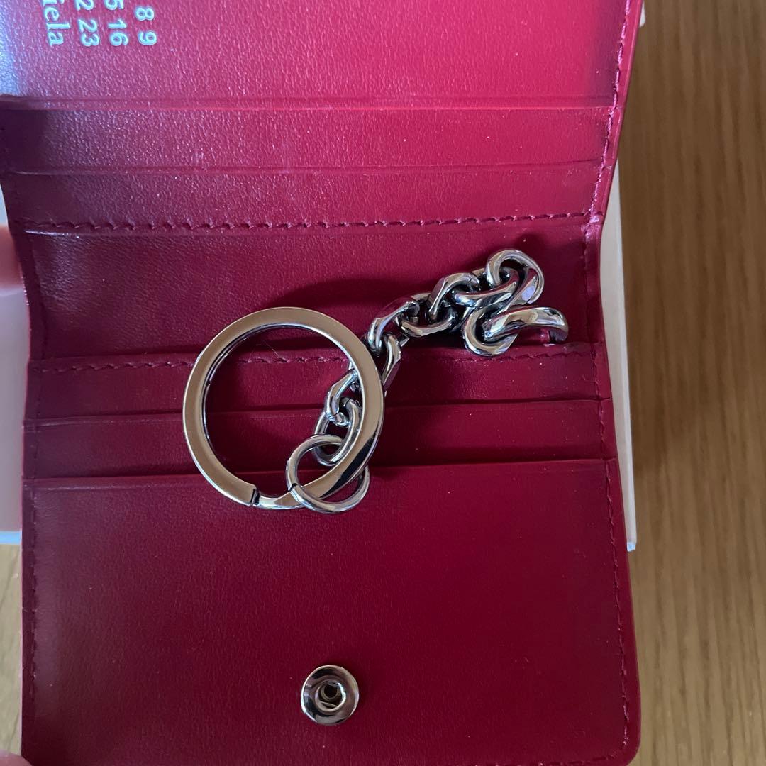 Maison Margiela マルジェラ　カードケース　エナメル　キーリング