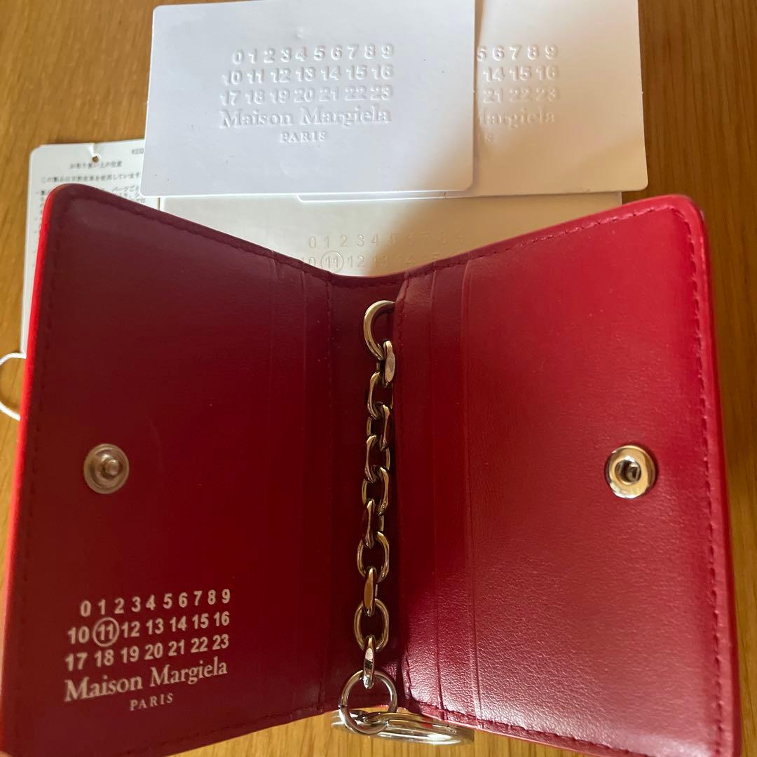 Maison Margiela マルジェラ　カードケース　エナメル　キーリング