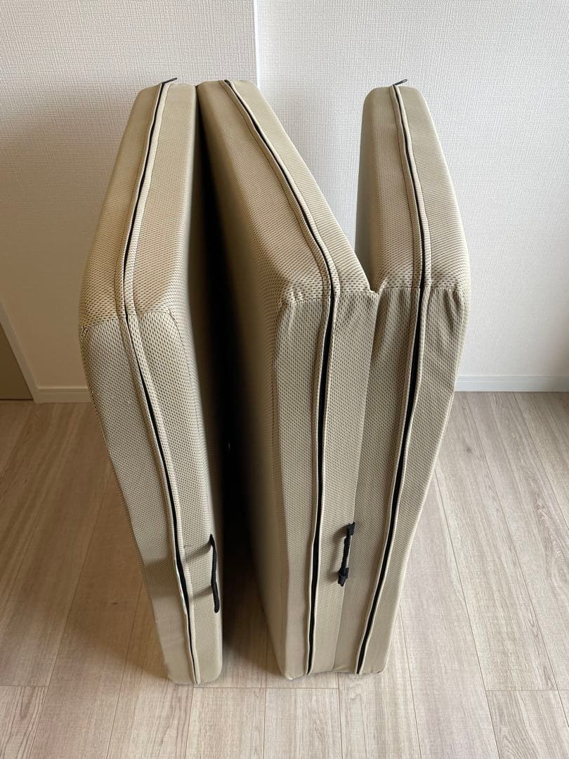 マニフレックス マットレス メッシュ ウィング シングル 三つ折り ミッドグレー