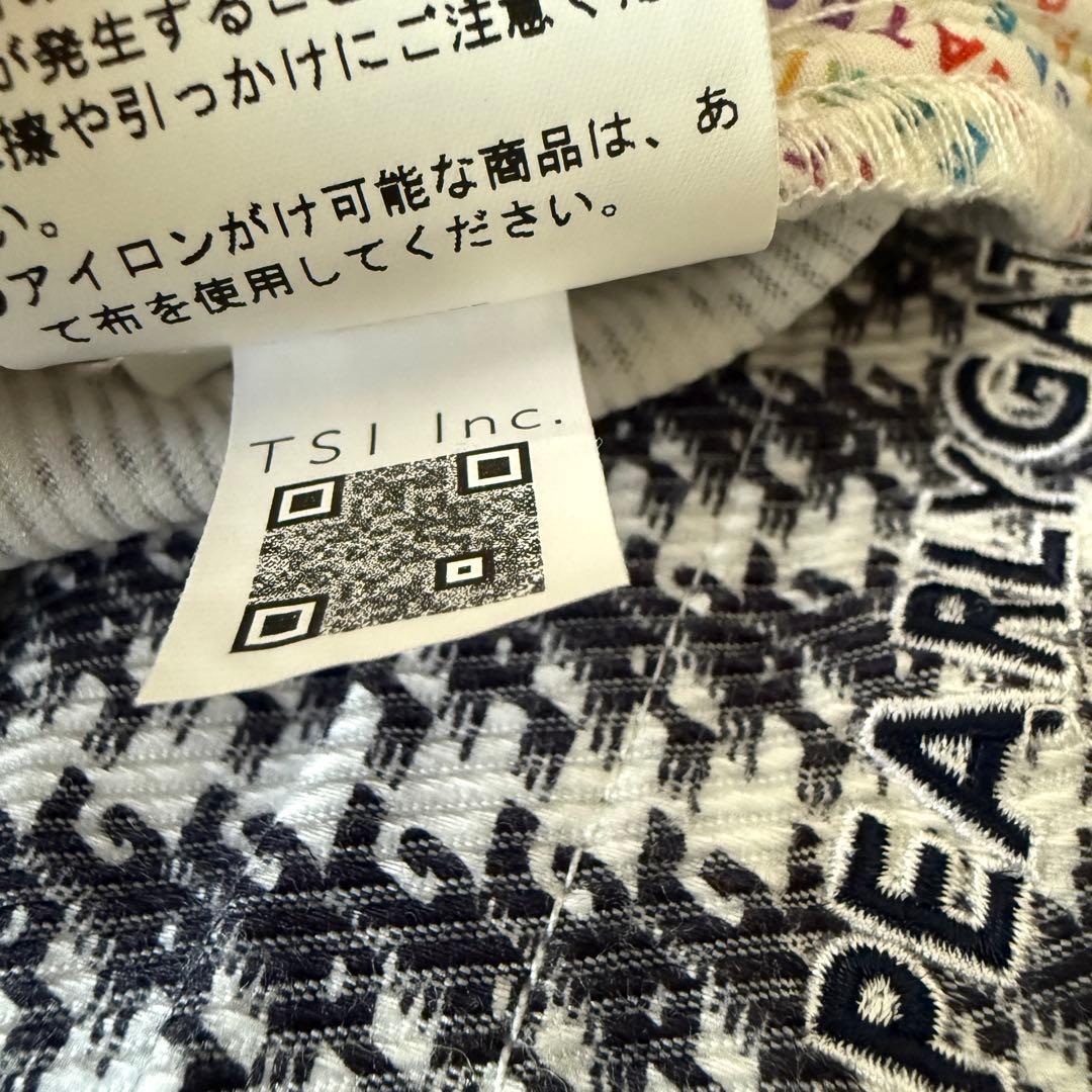 現行モデル　パーリーゲイツ　パンツ　総柄　紺　白　XL〜XXL相当 ネイビー　6