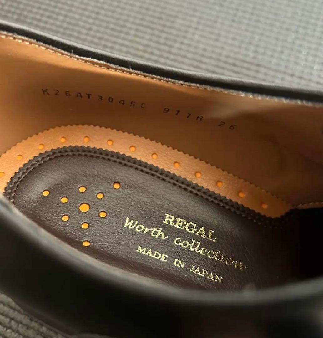 新品 REGAL リーガル 911R ストレートチップ ブラック26cm 革靴