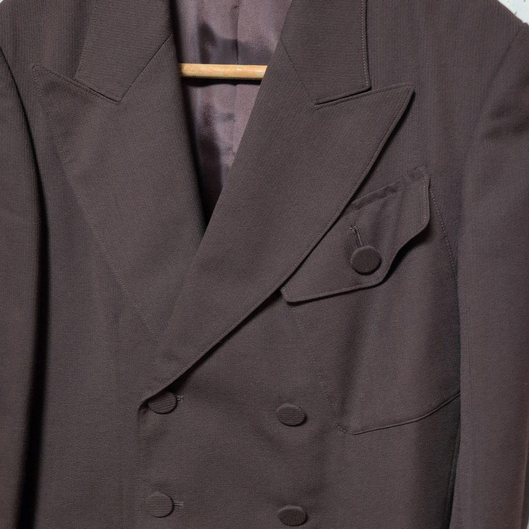 JEAN PAUL GAULTIER　セットアップ　スーツ　ダブル　ブラウン