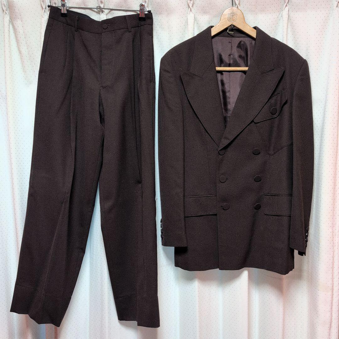 JEAN PAUL GAULTIER　セットアップ　スーツ　ダブル　ブラウン