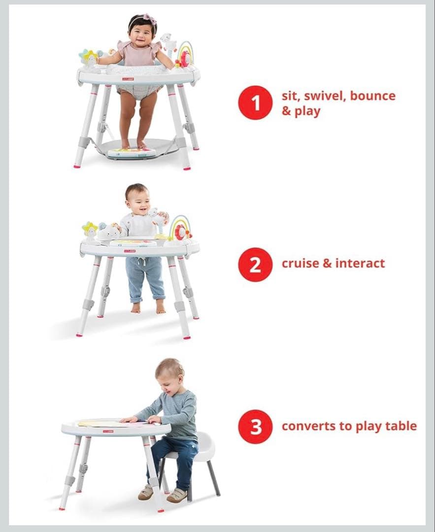 SKIP HOP スキップホップ　アクティビティセンター　シルバー　3ステージ