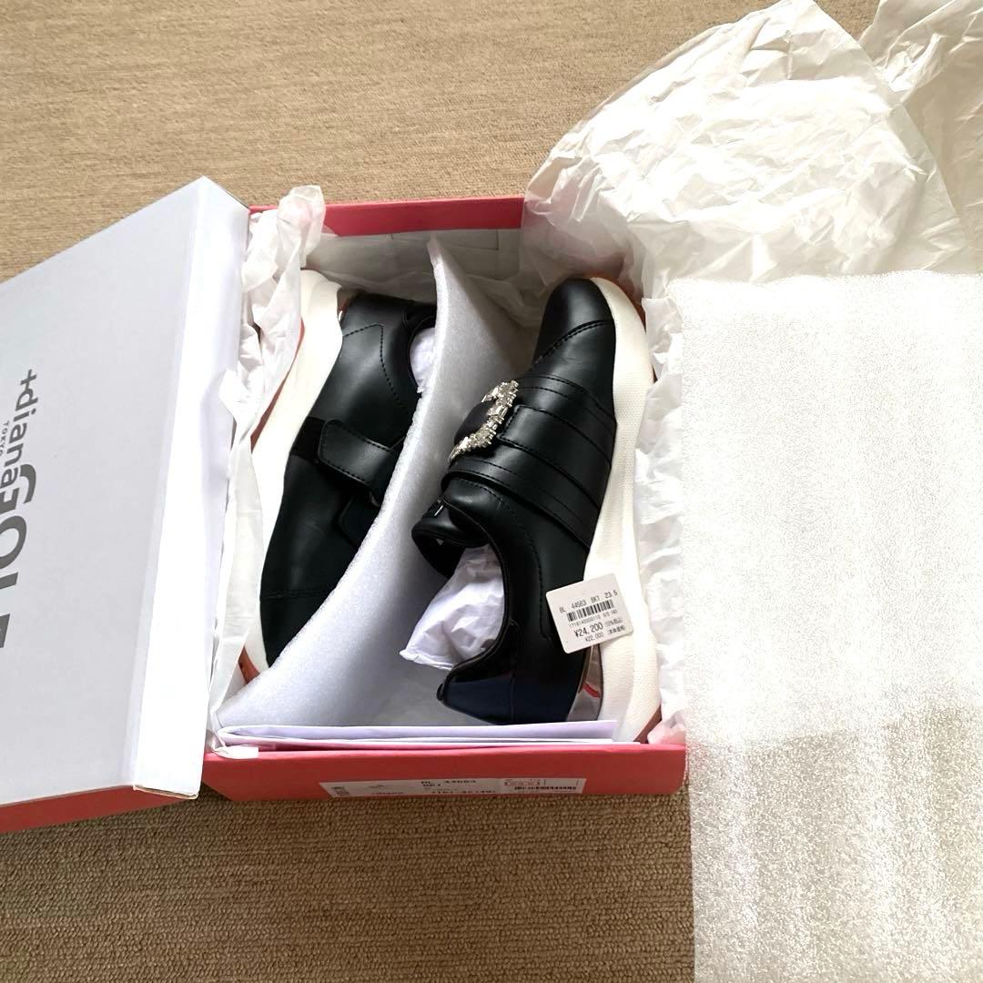 ＋dianaGOLF Diana ゴルフシューズ　黒　23.5 美品