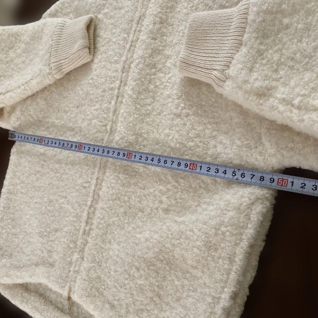 新品タグ付き23区 (洗える)ブークレニット ブルゾン32