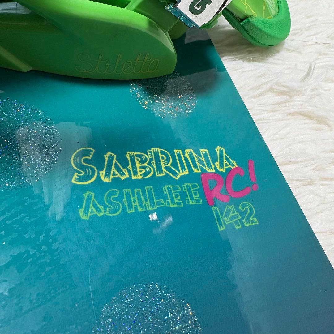SABRINA× burton バインディング付　スノーボードセット　142