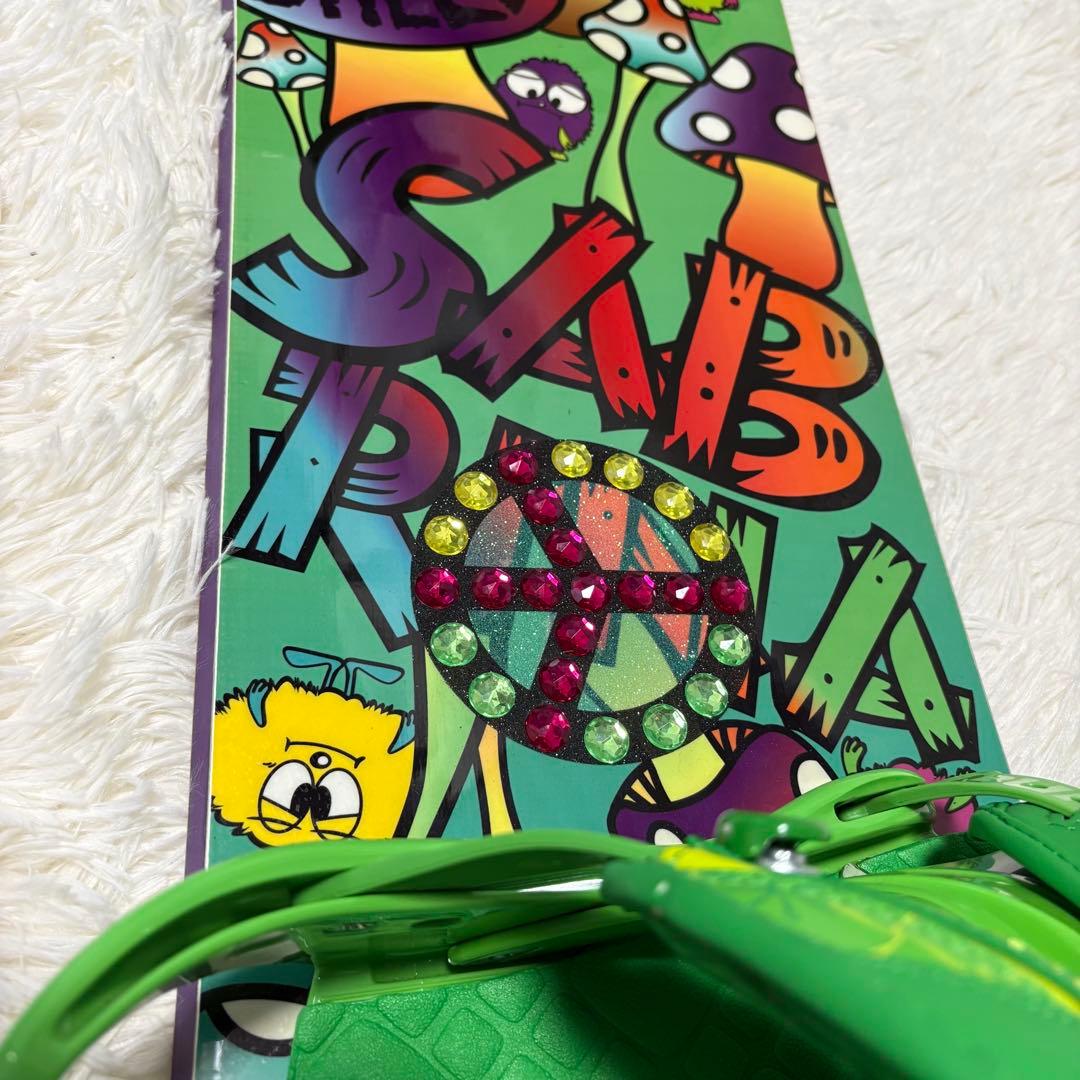 SABRINA× burton バインディング付　スノーボードセット　142