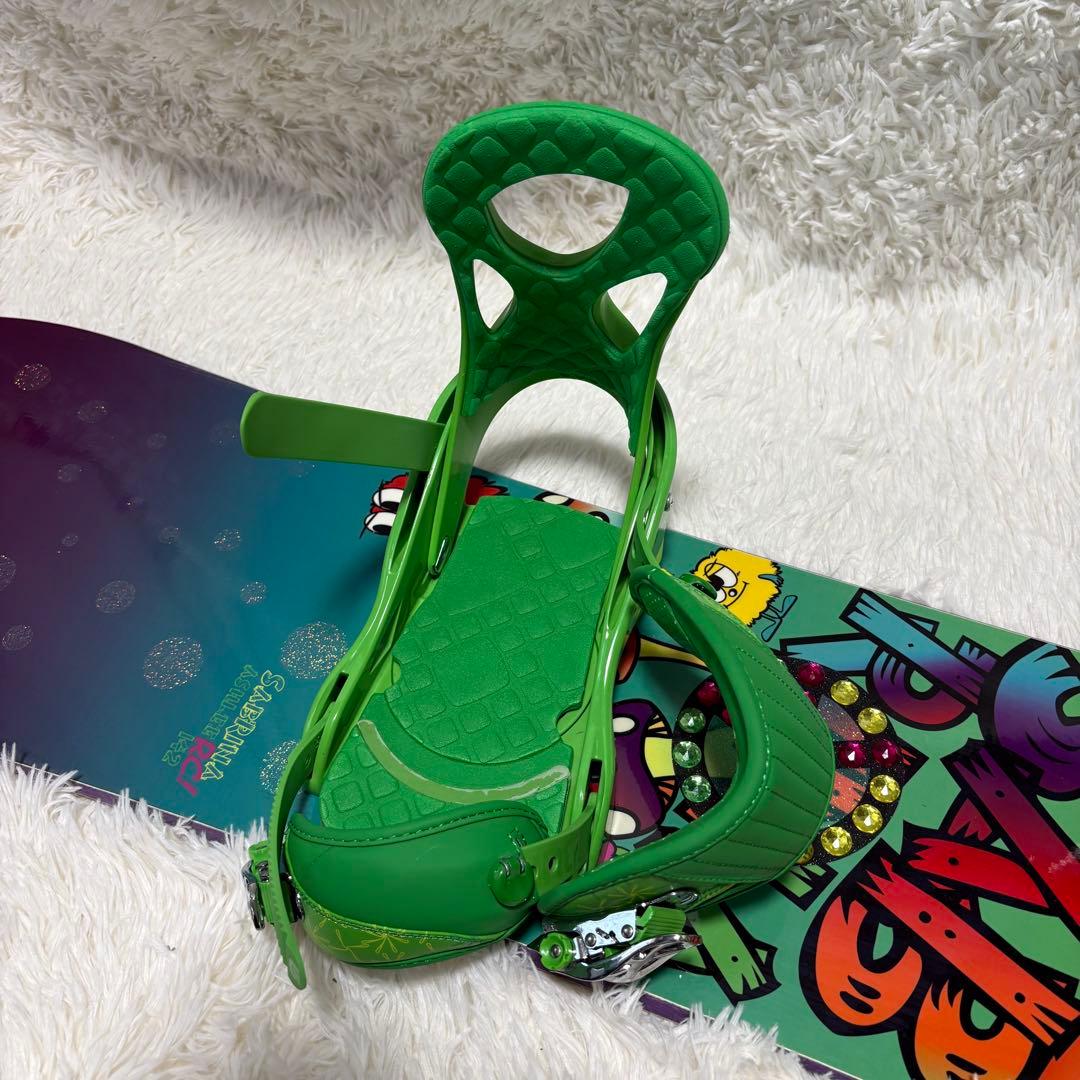 SABRINA× burton バインディング付　スノーボードセット　142