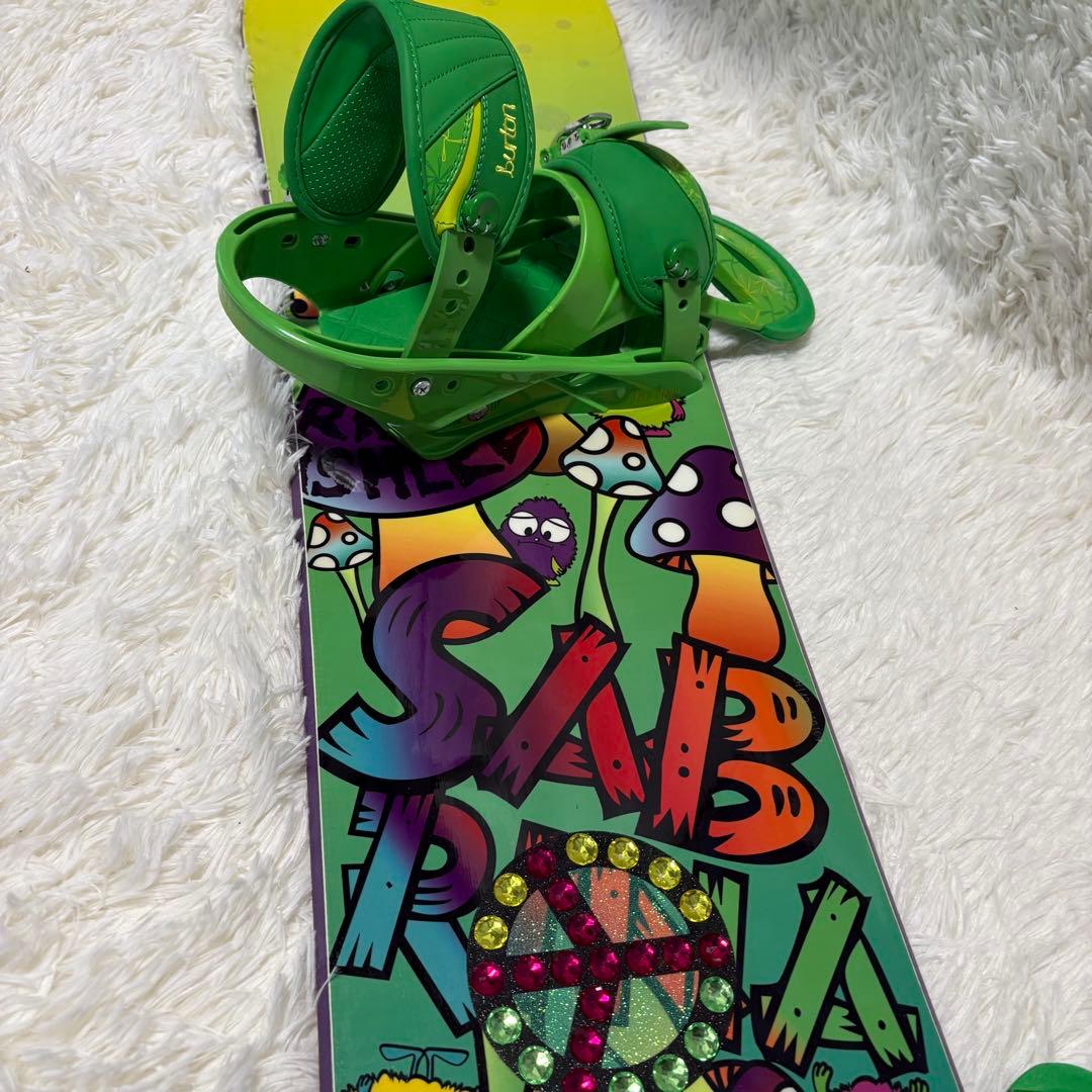 SABRINA× burton バインディング付　スノーボードセット　142