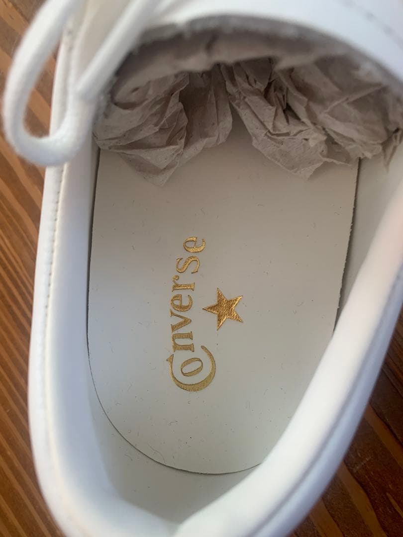 ⭐︎新品未使用⭐︎Converse All Star ホワイトレザースニーカー
