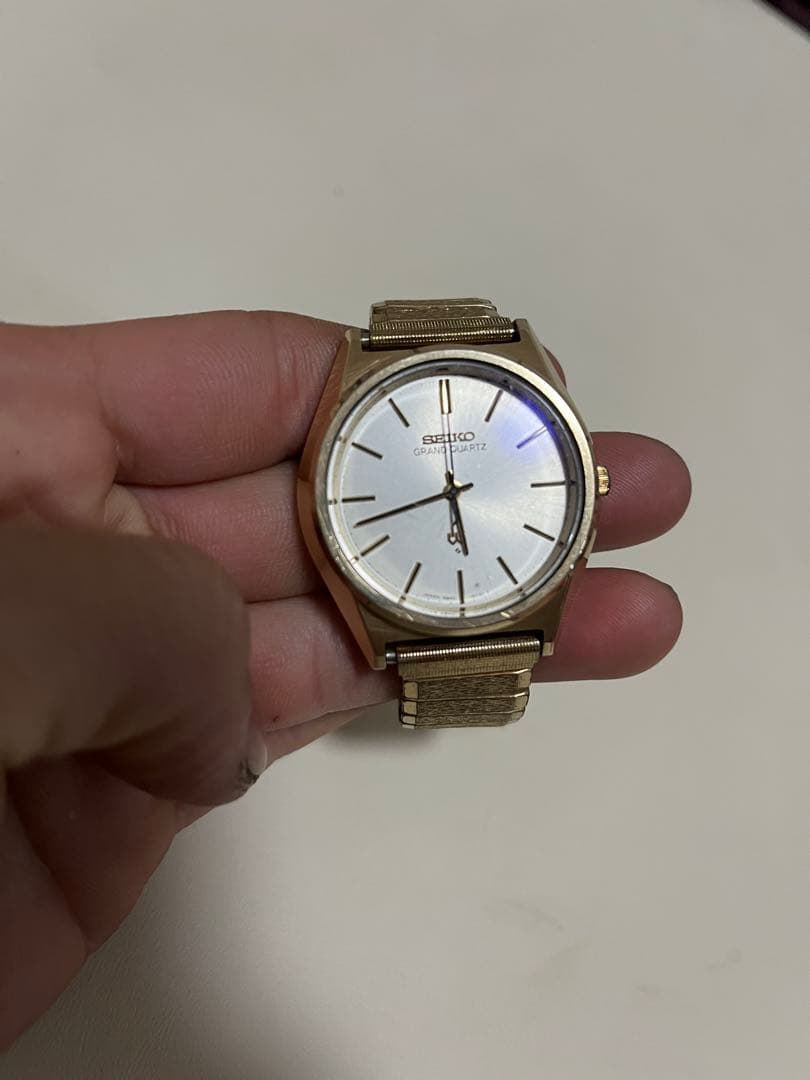 Seiko グランドクォーツ　稼動 goldcap　4840-8040