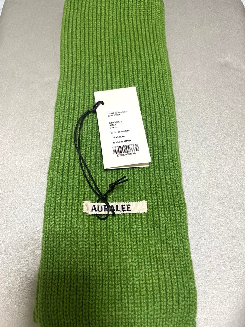 新品 未使用AURALEE LIGHT CASHMERE KNIT STOLE