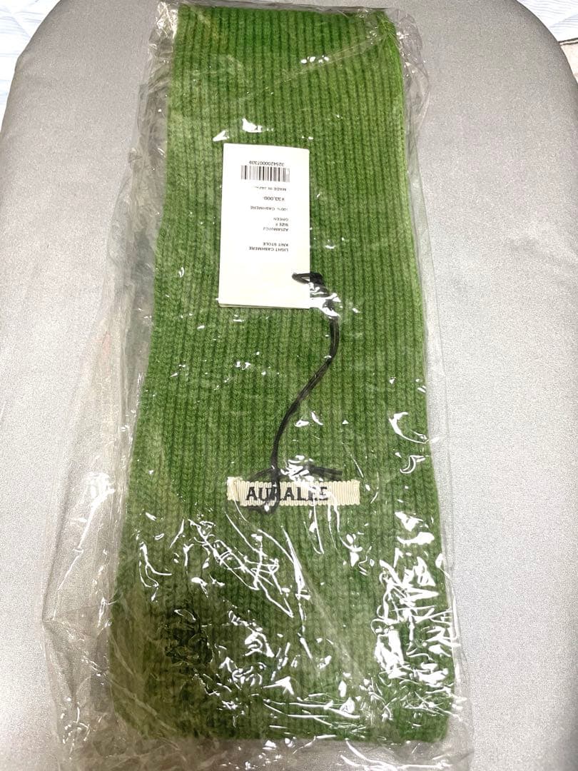 新品 未使用AURALEE LIGHT CASHMERE KNIT STOLE