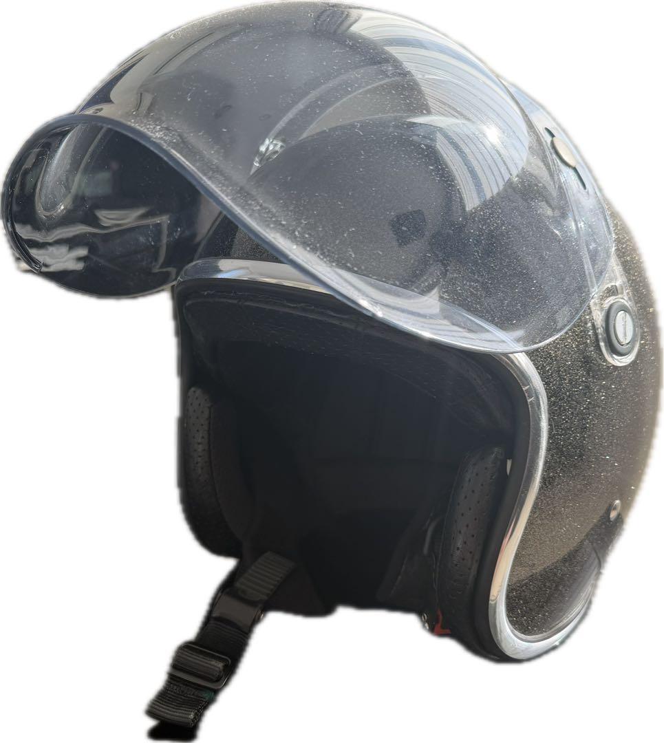 リード工業　Murrey ジェットヘルメット ブラックラメ