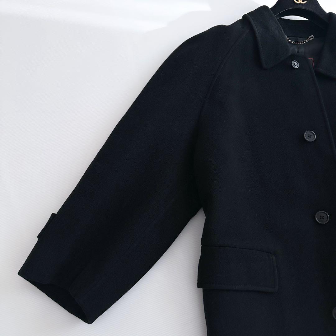 HERNO ヘルノ / 上質 カシミヤ100% ロングコート 50ブラック 黒