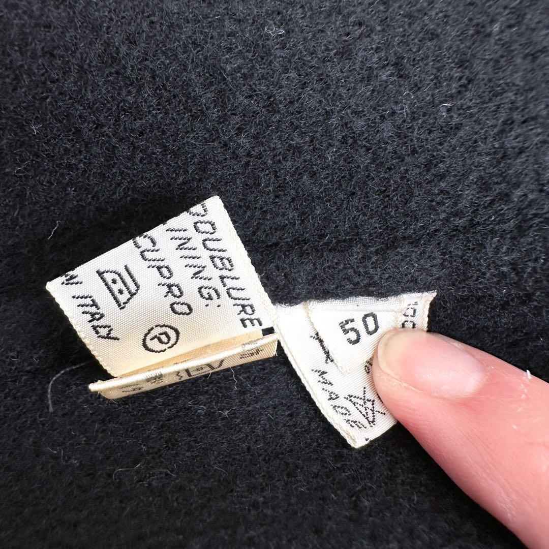 HERNO ヘルノ / 上質 カシミヤ100% ロングコート 50ブラック 黒