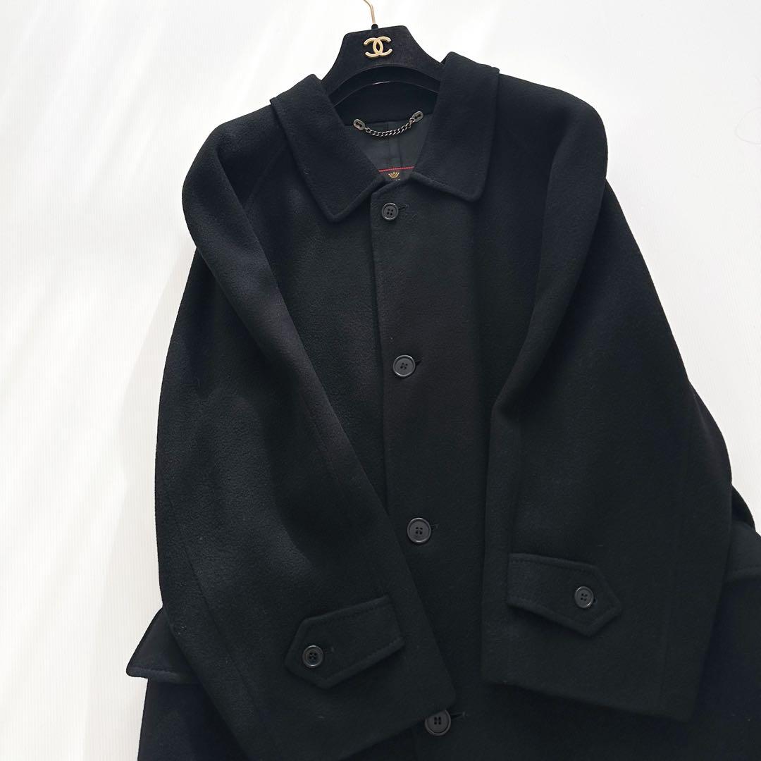 HERNO ヘルノ / 上質 カシミヤ100% ロングコート 50ブラック 黒