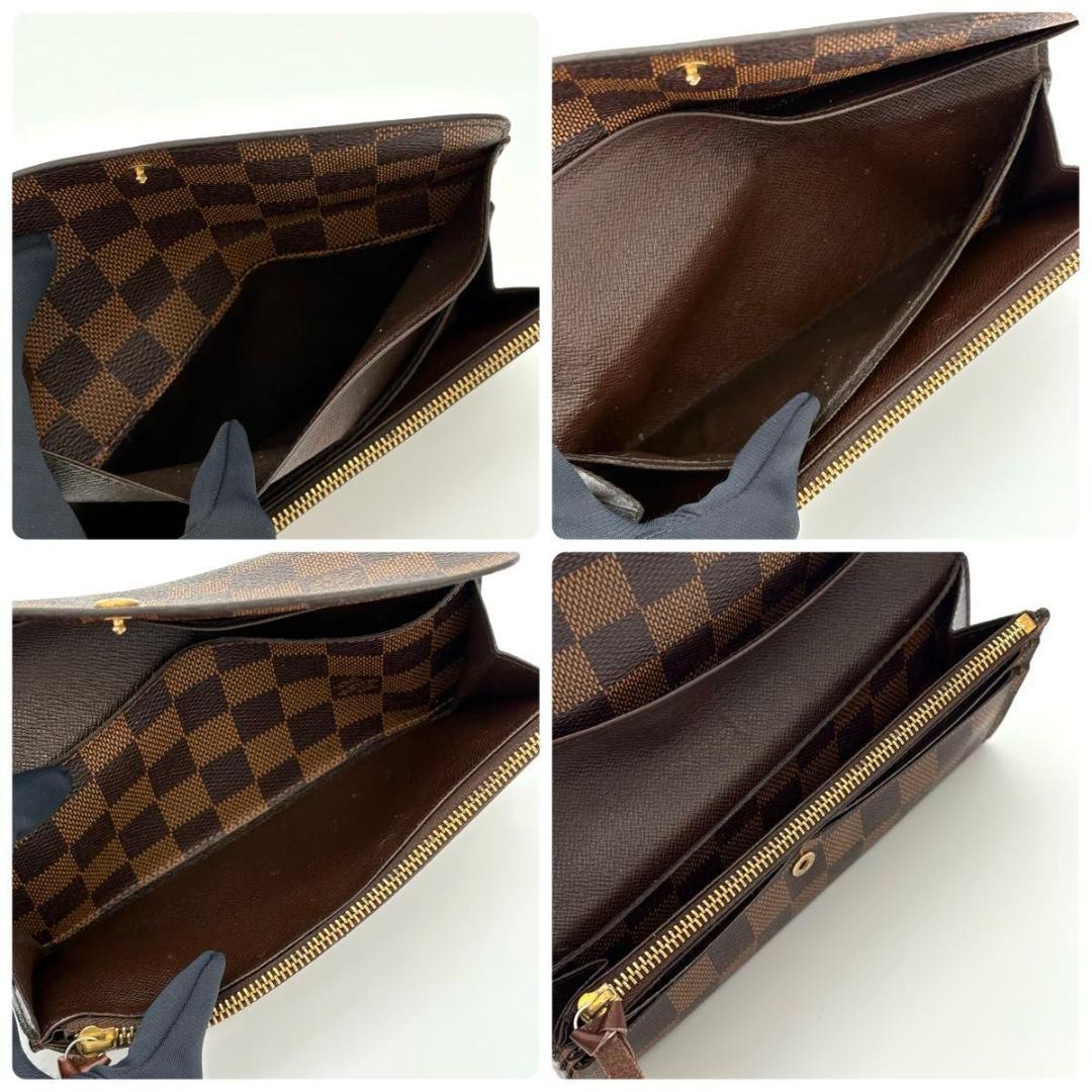 ルイヴィトン 長財布 ダミエエベヌ ポルトフォイユ エミリー ブラウン 1781