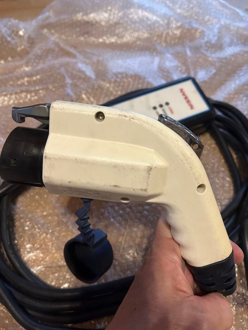 NISSAN 日産 リーフ EV 充電ケーブル 動作確認三菱アイミーブミニキャブ